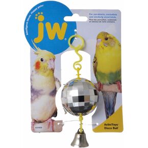 JW Pet Activitoys Disco Ball Bird Toy [Set of 3]