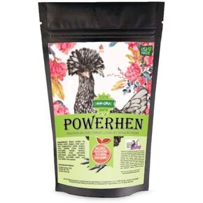 Backyard Chicken High Protein Herbal Treat with Dried River Shrimp, Black Soldier Fly Larvae, Mealworms, Basil, Hibiscus Flowers, Rose Petals (PowerHen) (4 pounds)