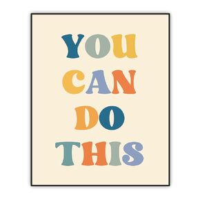 Classroom Wall Decor - Motivational Wall Art - Positive Saying Poster - Affirmation Art - Boho Kids Art - Inspirational Quote Wall Decor - Encouragement Gift UNFRAMED Print 8"X10"