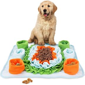 Snuffle Mat for Dogs & Puppies - Interactive Puzzle Toy for Mental Stimulation - Washable Pet Feeding Treats Mat - Enrichment Toy - Slow Feeder Game - Boredom Buster - Stress Relief Dog Training Aid in Saudi Arabia