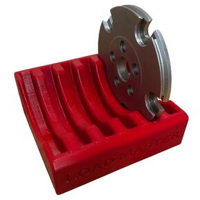 Shell Plate Holder for Lee Load-Master Reloading Benchtop Rack Holds 6
