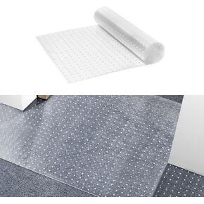 VEVOR Carpet Protector for Pets 2 Pack, 15" x 4' Scratch-Proof Cat Carpet Protector for Doorway, Anti-Slip Cat Scratch Mat, Easy to Cut Plastic Carpet Scratch Stopper