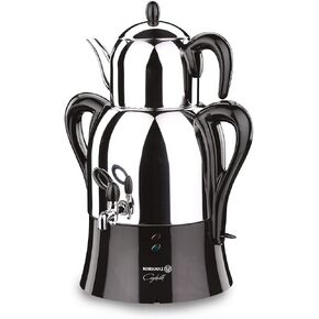 korkmaz Caykolik A341 Samovar Stainless Steel Electric Turkish Tea Maker Tea Machine 220v EU Plug