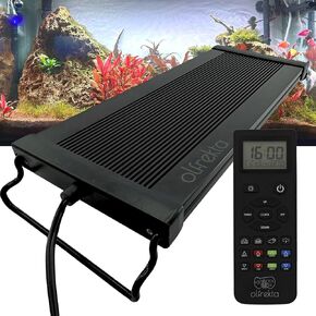 Full Spectrum LED Aquarium Light - High Power LED Fish Tank Light with Remote Control | Smart WRGB Aquarium Lights for Fish Tank with 24 Hour Cycle | 48"-54" | 80W