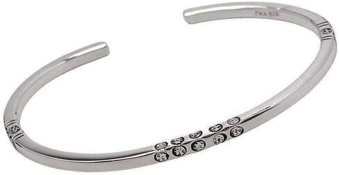 Men's Solid 925 Sterling Silver Bar Bangle Bracelet, Mens Silver Cuff Bangle - Ideal gift for him in Saudi Arabia