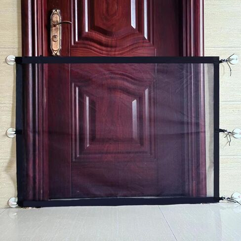 40x30in شبكة الكلب بوابة للسلالم لا بوابة الحفر المداخل الداخلية سلامة الحيوانات الأليفة بوابات الدرج المنزلية in Kuwait