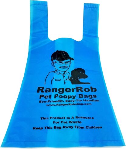 Poopy Bags On Rolls. Premium Dog Waste/Poop Bags, Custom Easy-tie Handles for Large & Small Dogs. Lemon Scented (Dust Free), Larger & Deeper Design, Qty. 120 (on Rolls) in Saudi Arabia