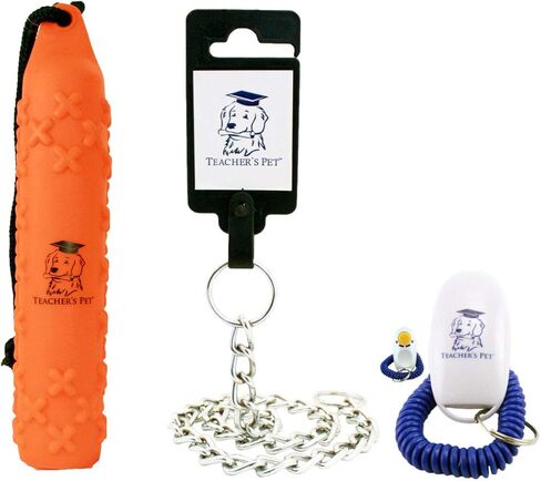 Dogtra 280C مقاوم للماء على مستوى 127 مستوى، ½ ميل، طوق إلكتروني للتدريب عن بعد مع مجموعة تدريب كاملة للحيوانات الأليفة للمعلم مع جهاز نقر، سلسلة من الفولاذ المقاوم للصدأ ومصد دمية للصيد مقاس واحد in Kuwait