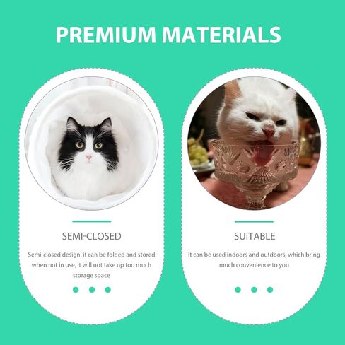 NOLITOY Pop Up Cat Cube, Cat Tunnels for Indoor Cats,Collapsible Cat Hideouts Play House Cat Cave Tent for Indoor Outdoor Kittens Cats Puppies Rabbits Hideaway in Saudi Arabia