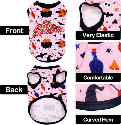 PET SHOW 4 Pack Blank Dog Shirts for Extra Small Doggies Female Tank Top Tee Solid Red Pink T-Shirts Pets Daily Plain Sleeveless Vest Cats Kittens Puppy Clothes Girls(X-Small) in Saudi Arabia