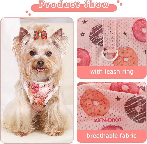 Dog Shirt, Breathable Dog Clothes for Small Dogs Boy Girl, Pet Funny Print Vest, Soft and Light-Weight T Shirts for Puppy, Cat Outfit in Saudi Arabia