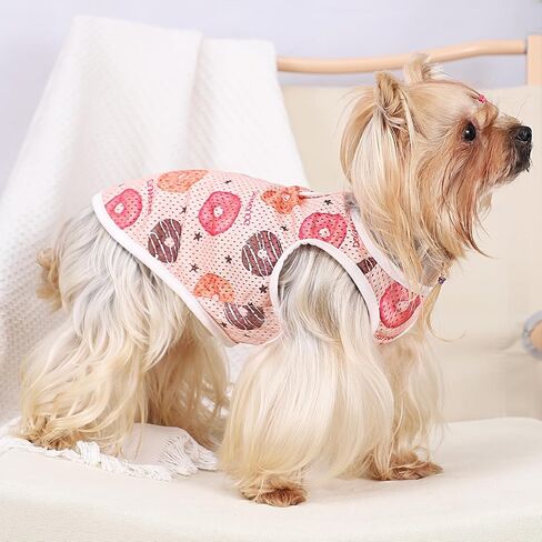 Dog Shirt, Breathable Dog Clothes for Small Dogs Boy Girl, Pet Funny Print Vest, Soft and Light-Weight T Shirts for Puppy, Cat Outfit in Saudi Arabia