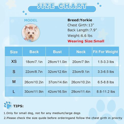 Dog Shirt, Breathable Dog Clothes for Small Dogs Boy Girl, Pet Funny Print Vest, Soft and Light-Weight T Shirts for Puppy, Cat Outfit in Saudi Arabia