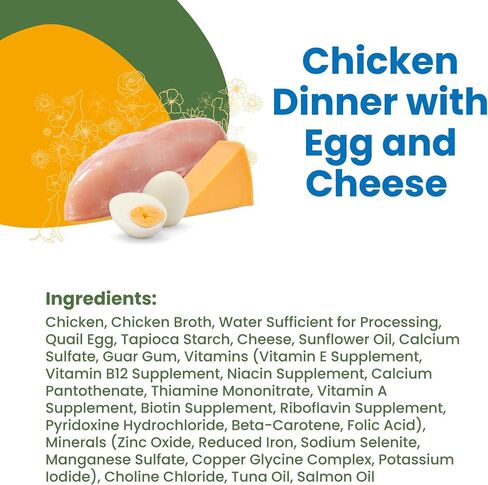 Almo Nature HQS Complete Chicken Dinner with Pineapple & Egg In Gravy, Grain Free, Adult Dog Canned Wet Food, Shredded. in Saudi Arabia