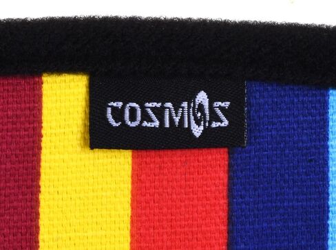 Cosmos Pet Dog Carrier Backpack Pet Dog Cat Legs Out Front Carrier Travel Bag for Traveling Hiking Camping for Small Medium Dogs Cat, Colorful Strip Pattern (Large Size) in Saudi Arabia
