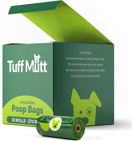 Dog Poop Bags - Dispenser-Friendly, Leak-Proof Waste Bags for Dogs, Pack contains 9 rolls with 15 bags each in Saudi Arabia