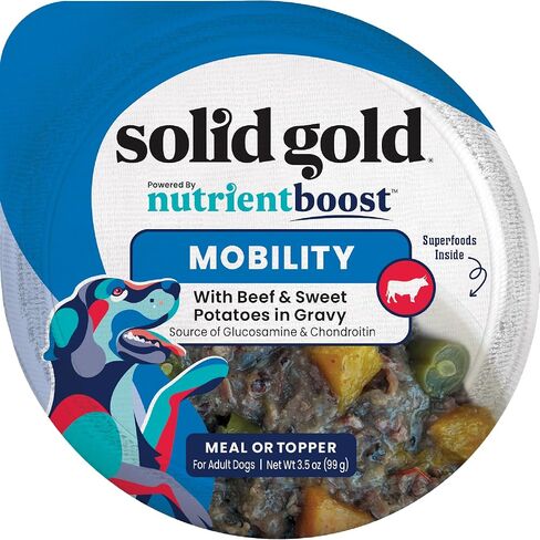 Solid Gold WET FUNCTIONAL DOG, MOBILITY, BEEF & VEG, 3.5oz Pack of 6 in Saudi Arabia