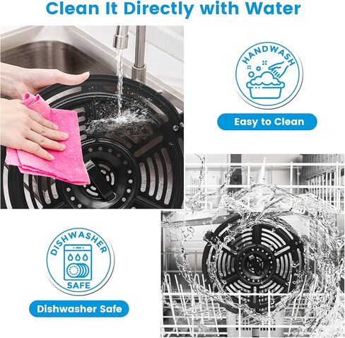 قطع غيار مقلاة الهواء للنينجا FD302 6.5 Qt FD101 5 Qt FD401 8 Qt مقلاة الهواء، مقلاة الهواء شواء لوحة الشواية لوحة هش لوحة الملحقات رف صينية للنينجا OP302 OP305 FD305 FD305 مقلاة الهواء in Kuwait