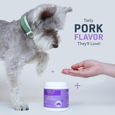 Veterinary Formula Smart Vitality Pet Calm Supplement for Dogs - Soft Chews, 30ct - Promotes a Sense of Relaxation During Moments That May Cause Stress - Fireworks, Travel, Changes in Routine in Saudi Arabia
