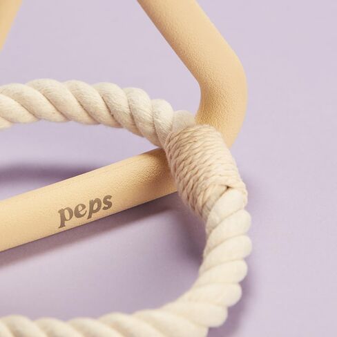 Peps Pet Toy Natural Rubber Triangle w/Cotton Rope (Medium Size) Tan in Saudi Arabia