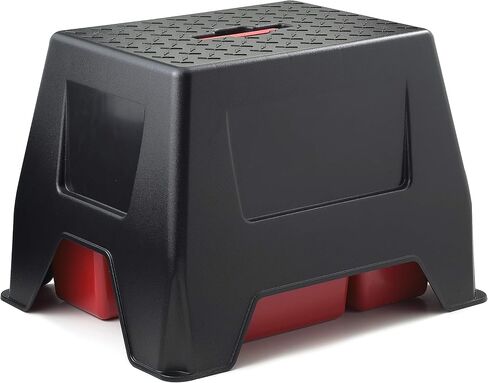 Little Giant Stable Storage Box and Stool DuraTote Stool and Tote Box with Carrying Handle (Red) (Item No. DTSSRED) in Saudi Arabia