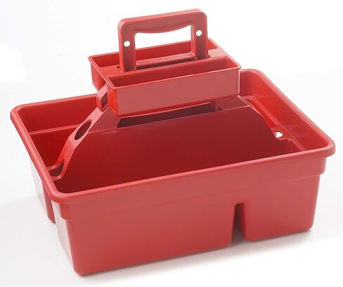Little Giant Stable Storage Box and Stool DuraTote Stool and Tote Box with Carrying Handle (Red) (Item No. DTSSRED) in Saudi Arabia
