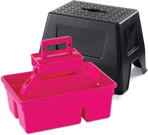 Little Giant Stable Storage Box and Stool DuraTote Stool and Tote Box with Carrying Handle (Red) (Item No. DTSSRED) in Saudi Arabia