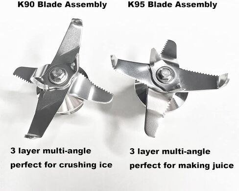 CRANDDI Spare Blades for Blender K90 and Wantjoin K90, 1Pcs Blending blade With Long Blade Assembly, Stainless Steel Back-up Blade, Replacement Blade Accessories (K90 Blade) in Saudi Arabia