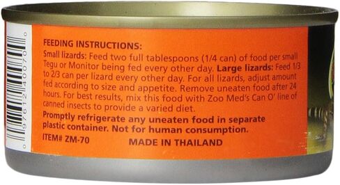 Zoo Med Laboratories SZMZM70 Tegu,Monitor and Carnivore Food, 6-Ounce in Saudi Arabia