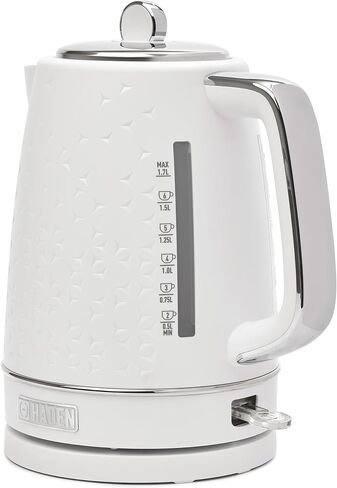Haden Starbeck Electric Kettle Textured with Auto Shut Off, Boil Dry Protection, and Light Indicator for Home, Kitchen, and Boiling Purposes, Black in Saudi Arabia