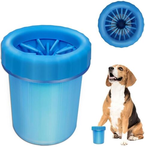 Paw Cleaner for Dogs and Cats with silicone bristles, removes dirt and mud from pets' paws, for all breeds various sizes Small, Medium, Large (Medium) in Saudi Arabia