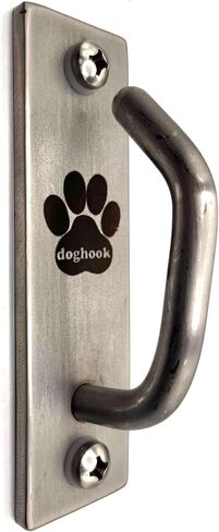 Dog Leash Hook - Compact - Hooks for Wall - Hanger for Leashes - Safety Pet Holder - Metal Dogleash Holders - Wood Mount - Mounted Hangers for Pets in Saudi Arabia