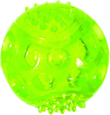 Chase 'n Chomp Durable TRP LED Light Up Fetch Ball Dog Toy, 2.5" in Saudi Arabia