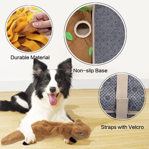 Snuffle Mat for Dogs,Dog Feeding Mat Sniff Mat Interactive Dog Puzzle Mat for Training and Stress Relief Encourages Natural Foraging Skills (Pink) in Saudi Arabia
