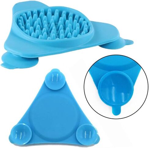 قطعتان من حصيرة لعق الكلاب للتغذية البطيئة وإلهاء الكلاب بكوب شفط وسادة لعق للكلاب in Kuwait