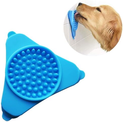 قطعتان من حصيرة لعق الكلاب للتغذية البطيئة وإلهاء الكلاب بكوب شفط وسادة لعق للكلاب in Kuwait