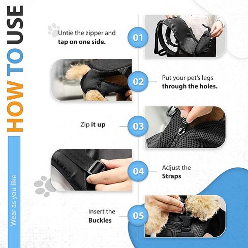 Medium Size Dog Carrying Backpack by Dogstuff | Front Carrier for Small Dogs | Traveling, Hiking, Pet Backpack | Dog Backpack Carrier | in Saudi Arabia