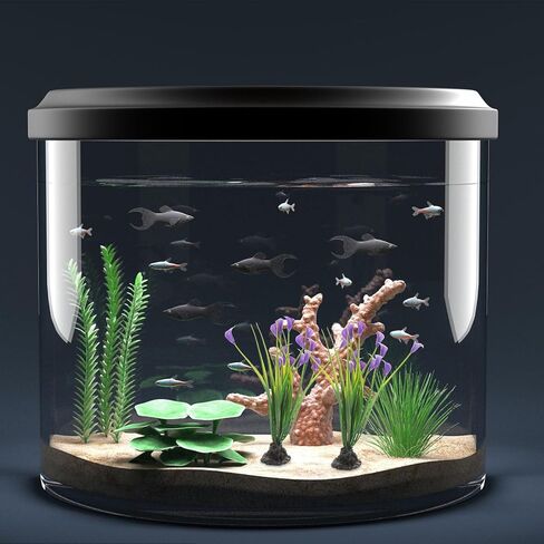 iplusmile Landscaping Plastic Plant, Aquarium Plants Artificial Plastic Plants Decoration Ornament for Fish Tank 2pcs in Saudi Arabia