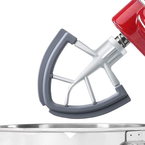 مضرب فليكس إيدج بسعة 4.5-5 لتر من لوسبيري متوافق مع خلاط حامل رأس مائل من كيتشن إيد - مجداف خافق مسطح مع مكشطة وعاء حافة مرنة من السيليكون. in Kuwait