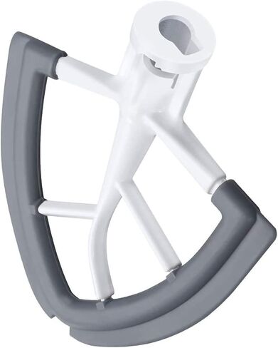 مضرب فليكس إيدج بسعة 4.5-5 لتر من لوسبيري متوافق مع خلاط حامل رأس مائل من كيتشن إيد - مجداف خافق مسطح مع مكشطة وعاء حافة مرنة من السيليكون. in Kuwait