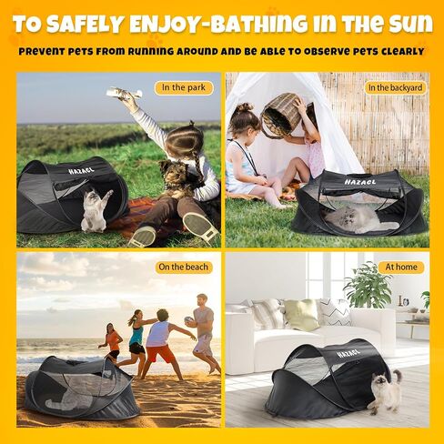 Cat Tent for Indoor Cats, Pop Up Cat Enclosures Tent Suitable for Cat and Small Animals，Portable Ourdoor Cat Playpen with Carry Bag (Cat Tent) in Saudi Arabia
