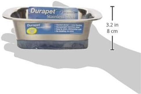 (عبوتان) من أوعية الكلاب المربعة الفاخرة DuraPets من OurPets - مقاس متوسط in Kuwait