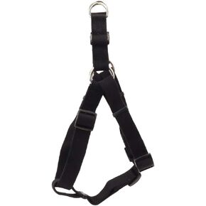 Coastal - New Earth Soy - Adjustable Dog Harness, Onyx, 3/4" x 20-30"