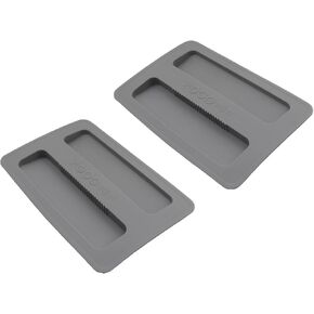 Toaster Cover/Lid 2 Slice Silicone Bread Machine/Maker Upper Cover Washable Toaster Appliance Top Cover (Grey)