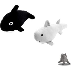 Andiker Cat Catnip Toys, 2Pcs Soft Crab&Starfish Plush Cat Toys for Indoor Cats Cute Catnip Chew Toys PP Cotton Filled Pet Toys for Kitten Gifts and Cat Lovers Interactive Catnip Toys (crab+starfish)
