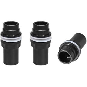 uxcell 1/2 ID PVC Aquarium Water Pipe Connector Joint Straight Tubes Hose Connector Fish Tanks Accessories 3pcs
