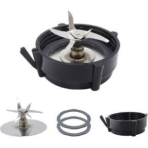 Blender Parts,for Oster Pro 1200 Blender Replacement Parts Blender Ice Crusher Blade, Stainless Steel Blade Plastic Bottom Tank and Two Sealing Gaskets Compatible with Oster pro1200