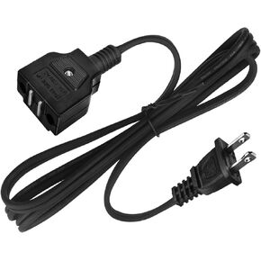 Deep Fryer Breakaway Power Cord 028372 for Waring Deep Fryer DF100 DF175 DF200 DF250 DF280 Deep Fryer Replacement Part Cord 4FT 120V