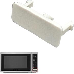 Microwave Button Replacement for KitchenAid/Whirlpool Models, Rectangular Door Eject Button (Black)