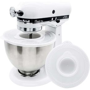 K45SS Mixers Bowl Covers for Kitchenaid Tilt-Head Stand Mixer 4.5-5 Quart, Splashproof Bowl Lid.